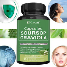 30/60/120 Gélules Extrait de Feuille de COROSOP GRAVIOLA 1950mg Annona Muricata