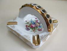 Ancien Cendrier présentoir de cigarettes porcelaine France