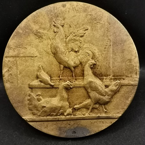 Medaille argent doree - doree, vermeil