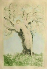Grande eau-forte originale Louis Icart vers 1930