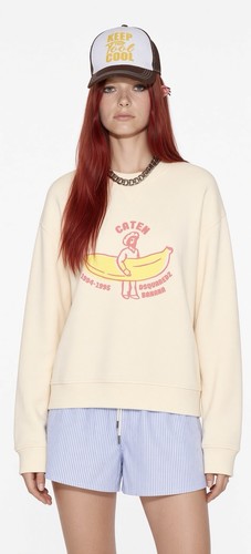 Dsquared2 cream graphic banana - dsquared2,