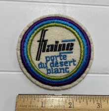 Flaine Grand Massif Ski Area France Porte du Desert Blanc Skiing Patch Badge