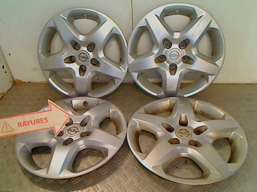 Enjoliveur roue rayés - enjoliveur, x4
