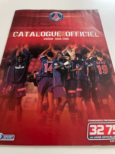 Catalogue officiel psg - officiel, saison