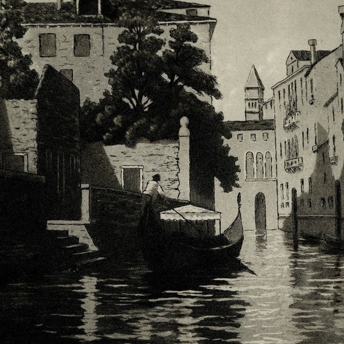 Venise gondole gondolier - gondole,