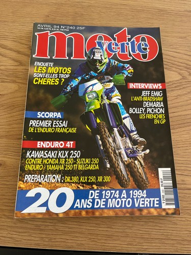 Moto verte 240 - moto,