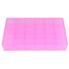 (rose)36 Emplacements En Plastique étui élastique Boucles D’oreilles Boîte OB