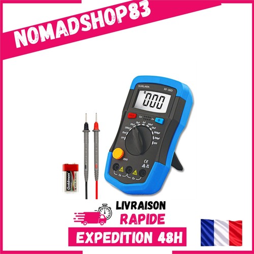 Capacimètre numérique 36d - capacimètre, xf-36d