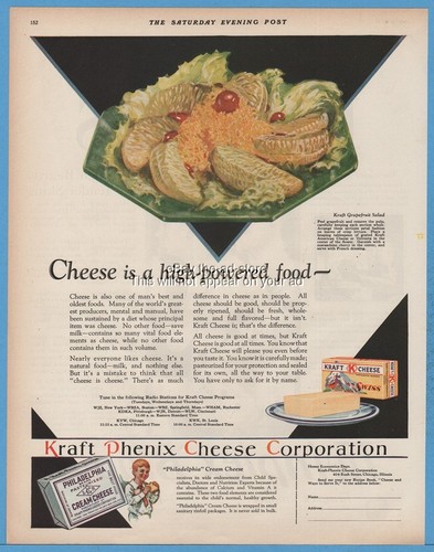 1929 kraft phenix - phenix, cheese