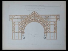 PORTE DECORATIVE CHARPENTE