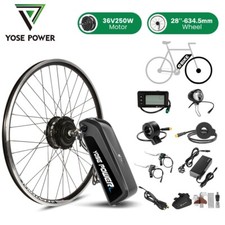 28'' 36V250W ebike Kit Avant de Conversion Vélo Electrique et Batterie 36V15.6Ah