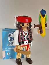 Playmobil 24 Series Pirate with Parrot for Sailboat Treasure Sea