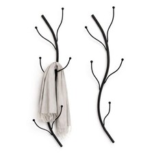 Porte-manteau mural noir