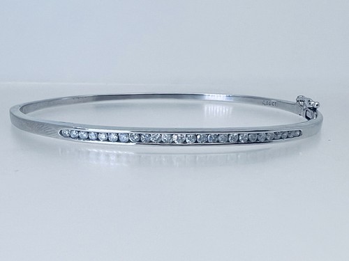 Bracelet jonc monture - monture, pavée