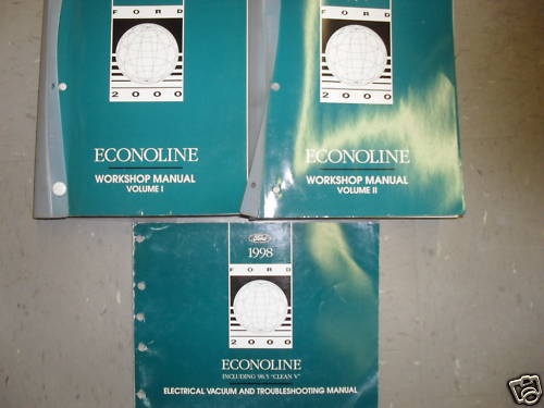 1998 ford econoline séries - econoline, e