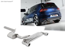 Milltek Système d'échappement sport depuis la Cat. VW Golf 7 Gti Vfl + Perf +