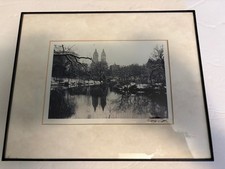 2002 Framed photo print San Remo Apartment Bldg Reflection From Central Park NYC