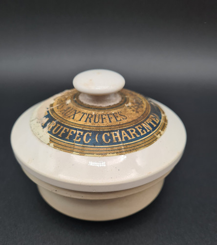 Ancien pot céramique foie - en,