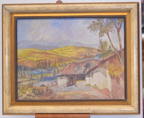 Ancien cadre tableau peinture - ancien,