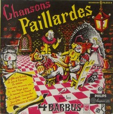 Les Quatre Barbus Chansons Paillardes - LP 25 cm