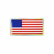 Autocollant 3D Drapeau USA HQ