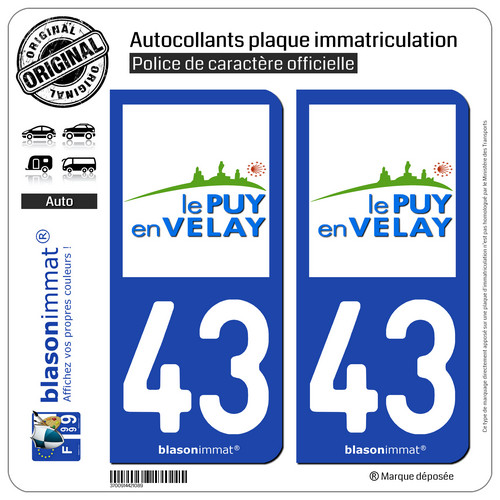 Stickers autocollant plaque - 2,