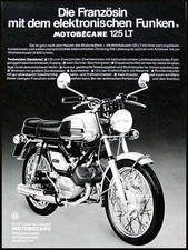 Motobecane 125 LT, Original Advertising from 1972