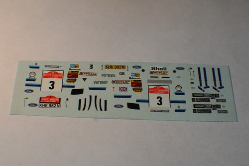 Decal ford escort - escort, rs