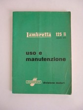 Lambretta 125 Li Original Maintenance Use_2nd Series No 175 200 Sx TV Booklet