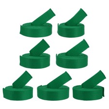 Taekwondo Colored Ranking Belts, 6 Size Belts for Competition Training, Green