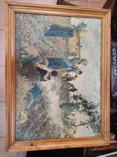 tableau ancien huile sur toile