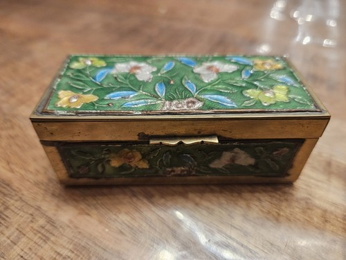 Ancienne boîte timbres - boîte, à