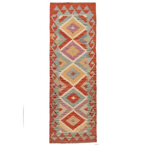 Kelim afghan 146x49 - kelim,