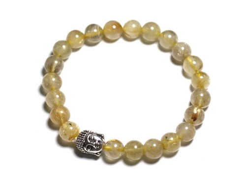 Bracelet bouddha pierre - et,