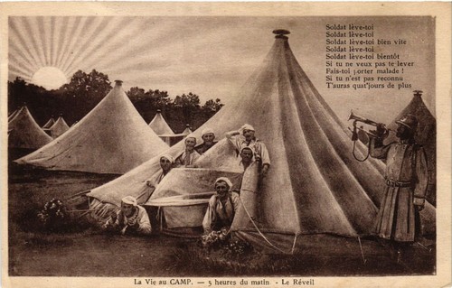 Military postcard vie au - military,