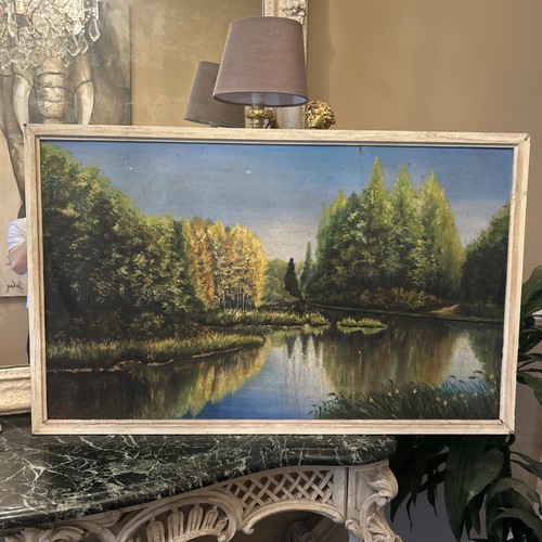 Tableau grande huile - tableau, sur