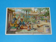 CHROME 1909 LIEBIG SERIES 949 IN BURMA BURMESE PRINCESS IN PALACE GARDENS