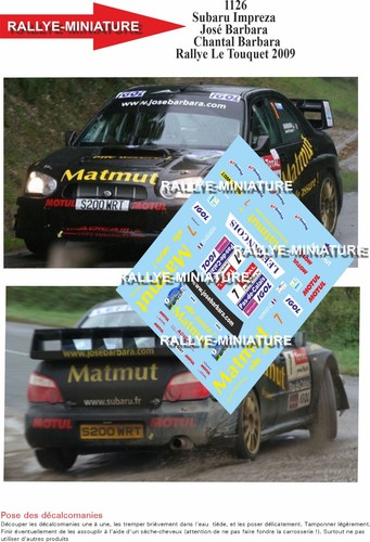 Decals ref 1126 subaru - decals,