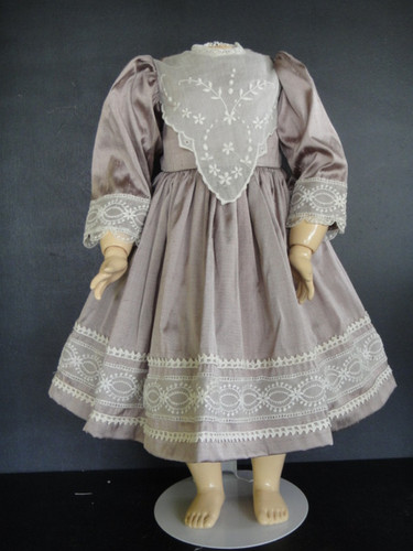Robe soie mauve - robe,