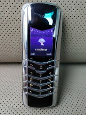 Vertu Signature M Stainless Steel Black Ceramic Cell Phone Genuine NPM-7 2003 