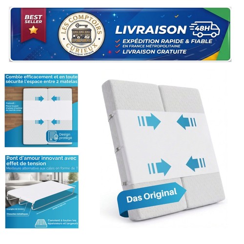 Pont lit pour matelas - de,