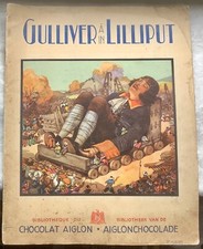 Album chromos Chocolat Aiglon : Gulliver à Lilliput