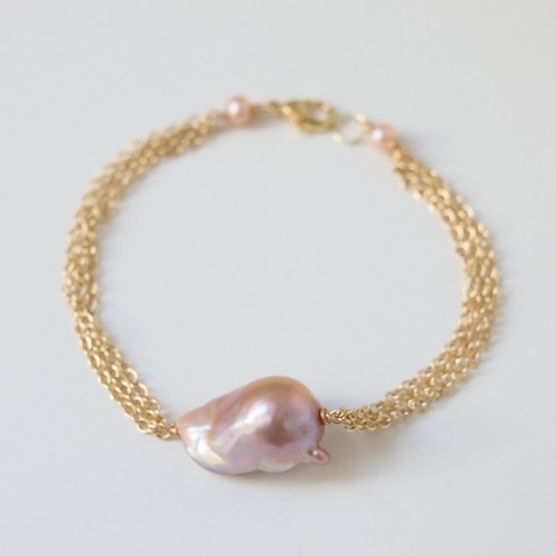 Bracelet perle eau douce - bracelet, en