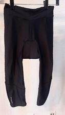 Decathlon Rockrider Cycling Capri Pants Women's Size S Padded Seat Black Pre-own