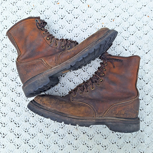 Vtg red wing mens sport - red, logger