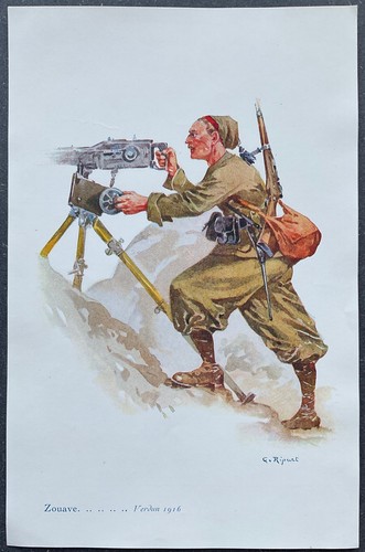 Soldat zouave verdun 1916 - soldat,