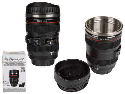 Mug thermos caméra objectif - mug,