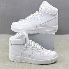 Nike Air Force 1 High LE New DD9624 100 Triple White Women’s Size 10