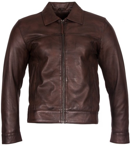 Veste motard cuir nappa - motard, en