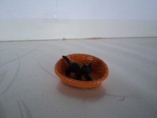 PLAYMOBIL vintage city life maison traditionnelle chaton et corbeille set 4145